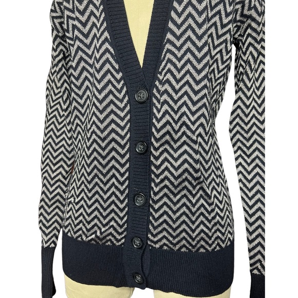 Banana Republic Metallic Zigzag Cardigan size S - Picture 9 of 15